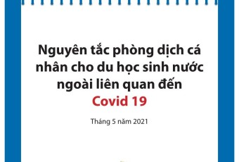 Thông báo về nguyên tắc phòng dịch cá nhân cho du học sinh nước ngoài